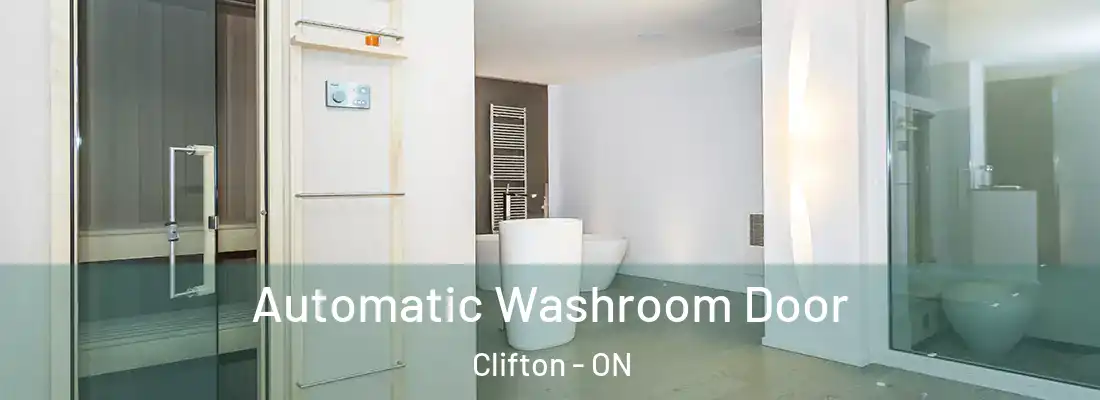  Automatic Washroom Door Clifton - ON