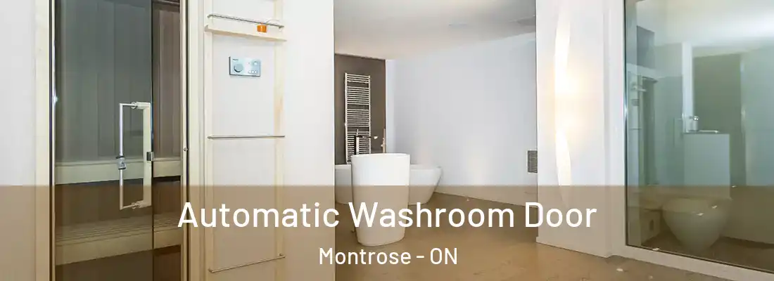  Automatic Washroom Door Montrose - ON