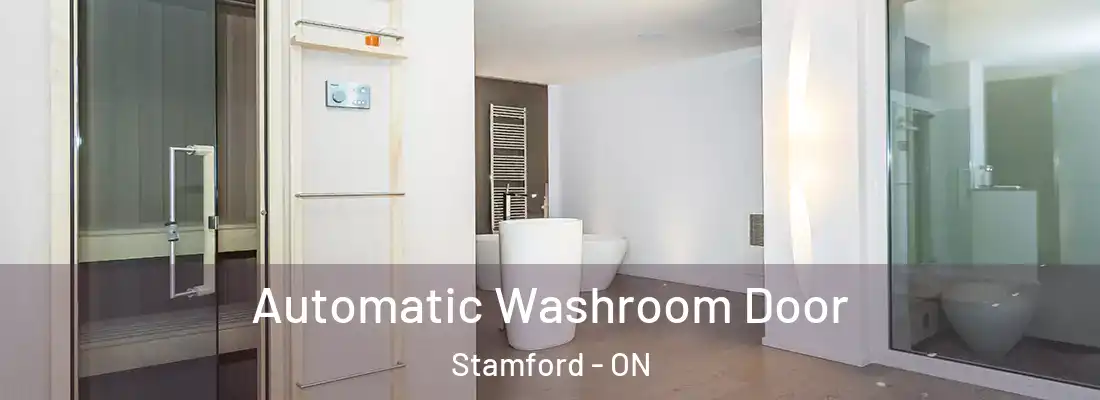  Automatic Washroom Door Stamford - ON