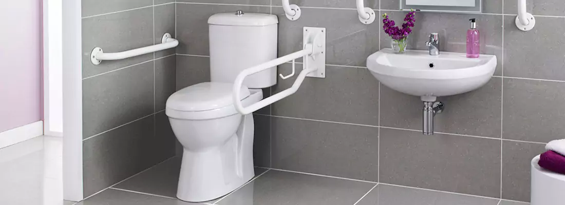 Modern Handicap Bathroom Solutions with Safety Features in Stamford, ON