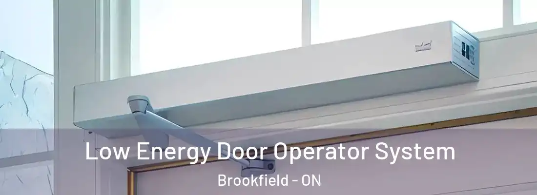  Low Energy Door Operator System Brookfield - ON