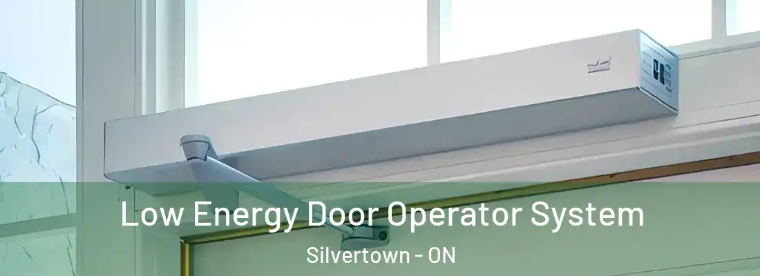  Low Energy Door Operator System Silvertown - ON