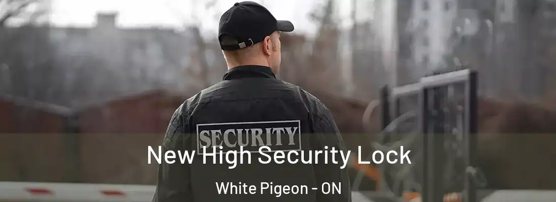  New High Security Lock White Pigeon - ON