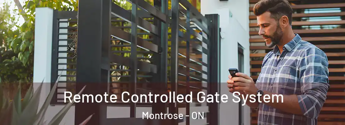  Remote Controlled Gate System Montrose - ON