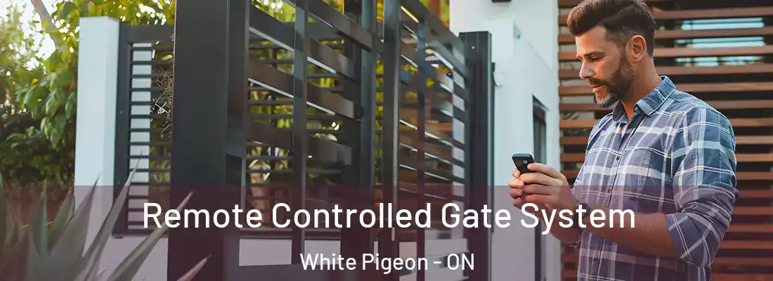  Remote Controlled Gate System White Pigeon - ON