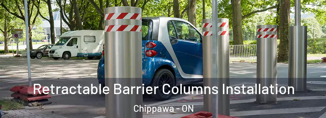  Retractable Barrier Columns Installation Chippawa - ON