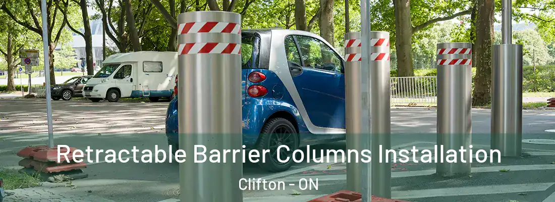  Retractable Barrier Columns Installation Clifton - ON