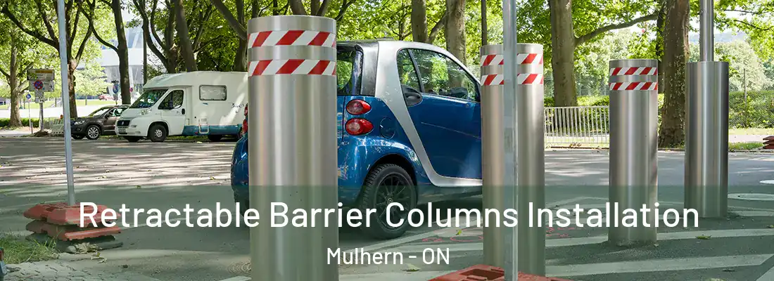 Retractable Barrier Columns Installation Mulhern - ON