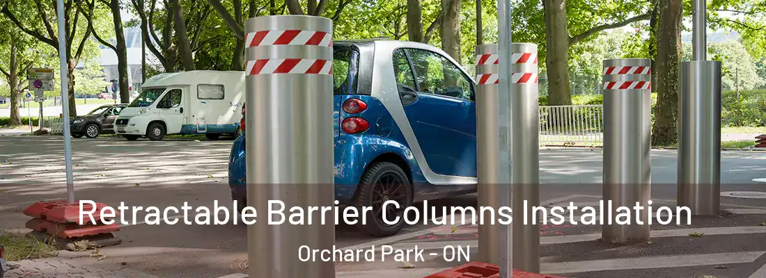  Retractable Barrier Columns Installation Orchard Park - ON