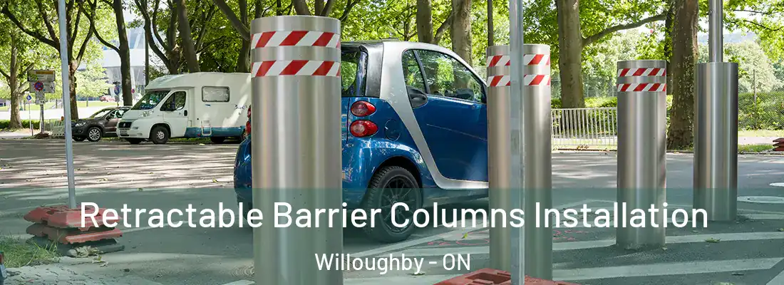  Retractable Barrier Columns Installation Willoughby - ON