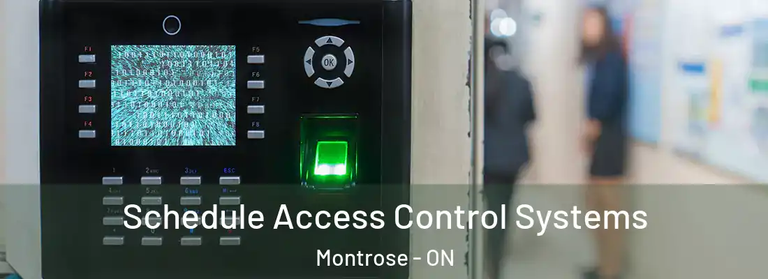  Schedule Access Control Systems Montrose - ON