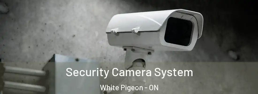  Security Camera System White Pigeon - ON