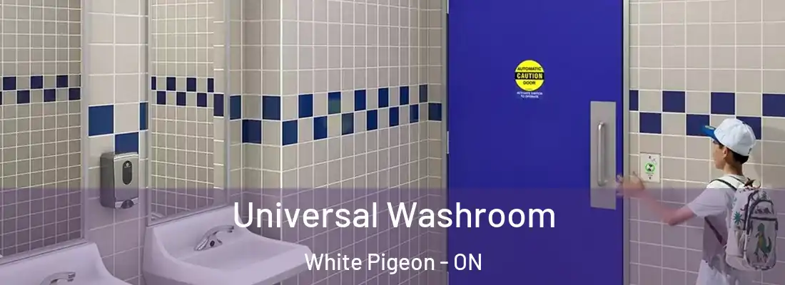  Universal Washroom White Pigeon - ON