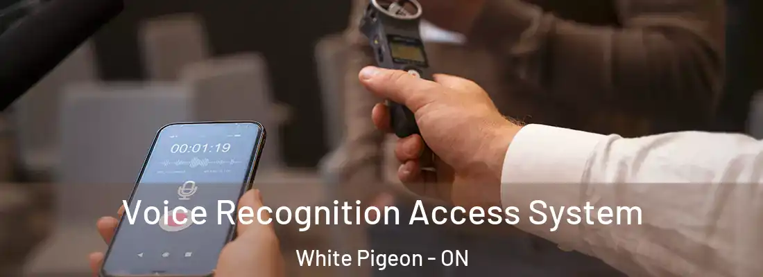  Voice Recognition Access System White Pigeon - ON