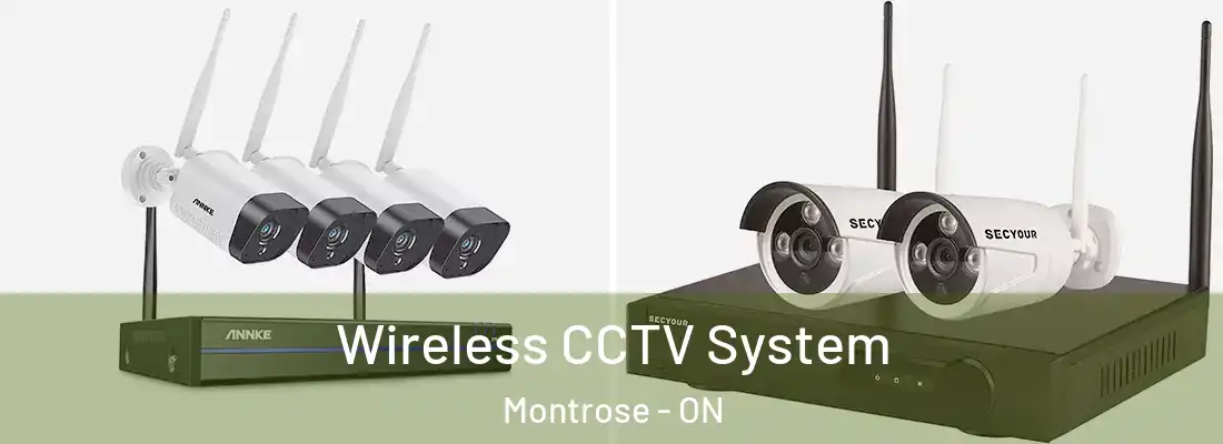  Wireless CCTV System Montrose - ON